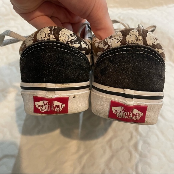 Vans Old Skool Glow In The Dark Skulls Black White Lace Up Size Women 5 Men 3.5 - Picture 8 of 8